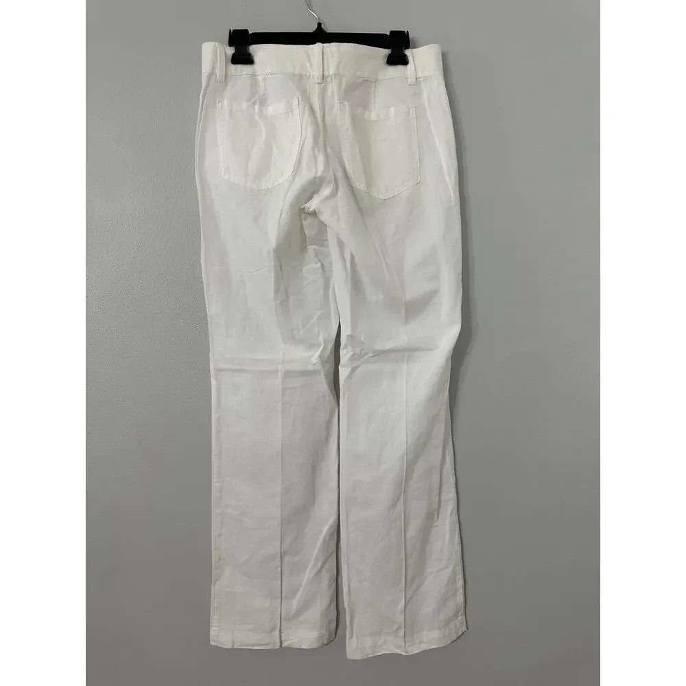 Banana Republic Wide Leg Linen Pant sz 6